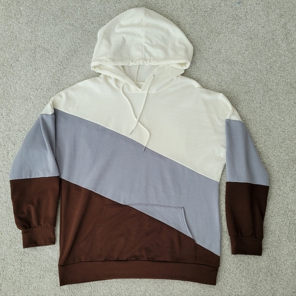 ✨Woman's Colorblock Kangaroo Pocket Hoodie✨ - Picture 1 of 6